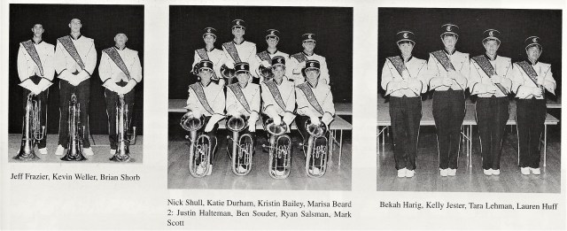 1999-2000 CHS Tubas, Baritones, and Piccolos